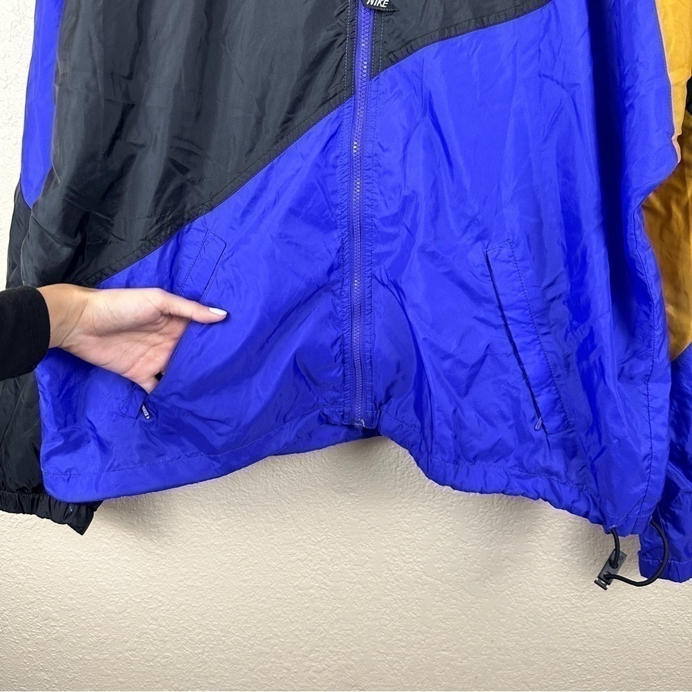 Nike Vintage Zip Front Long Sleeve Windbreaker Size Large Men - Picture 6 of 16